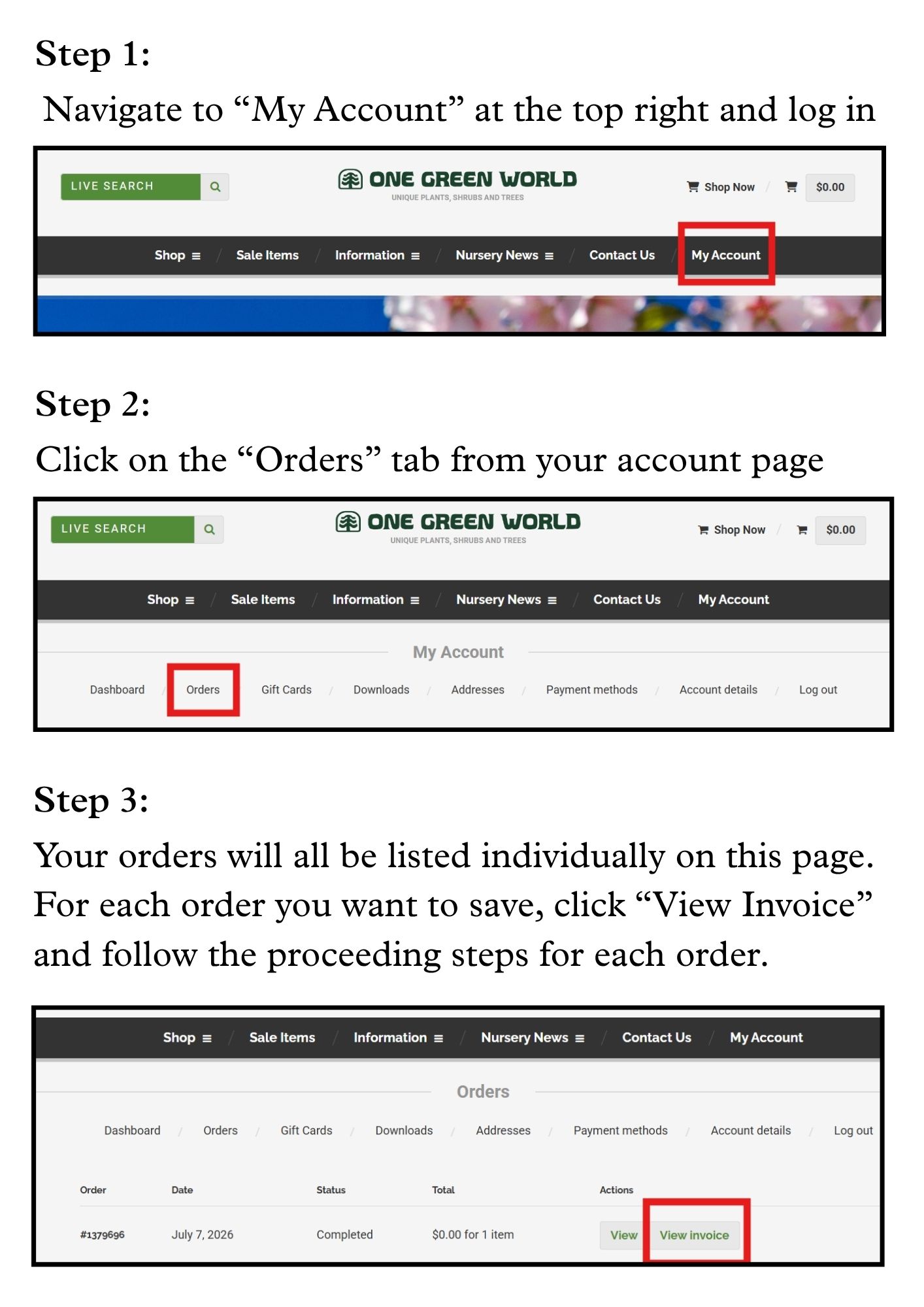 Step 1-3 for desktops/laptops