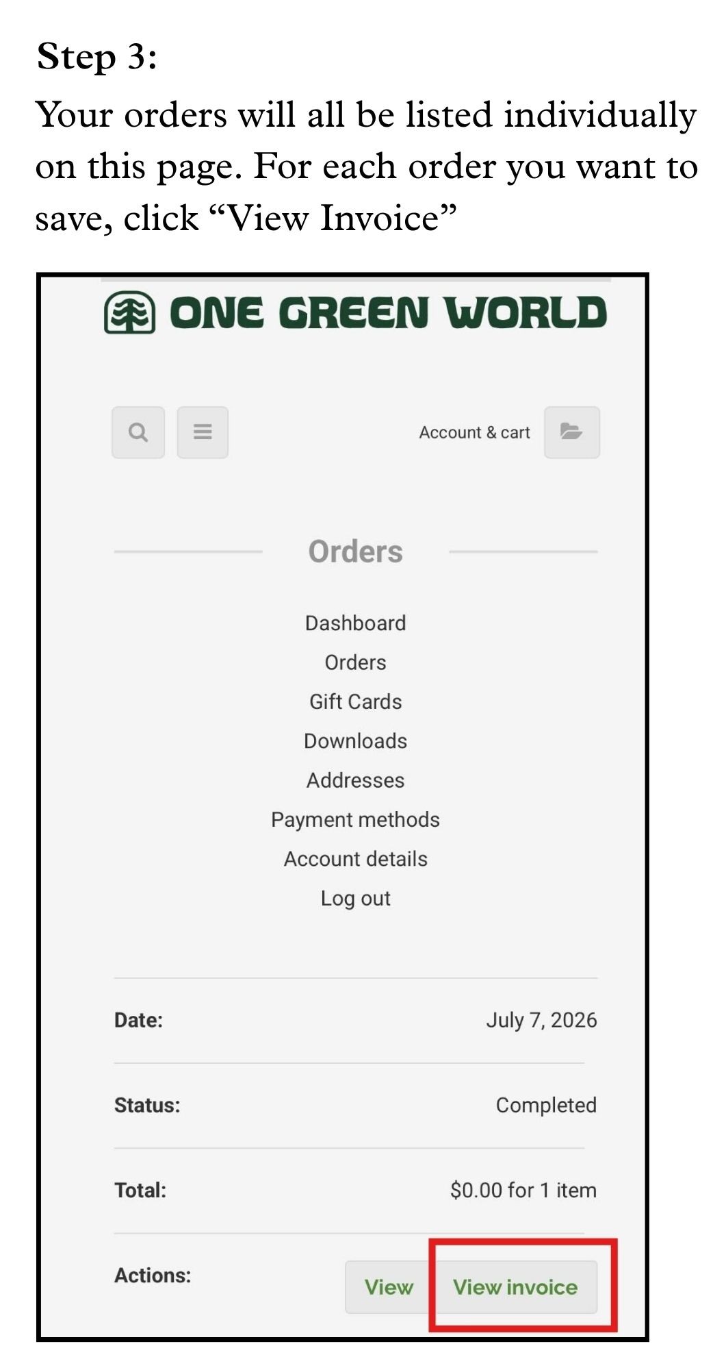Step 3 for mobile